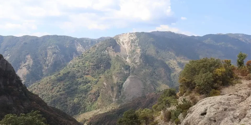 La frana di Costantino nel Parco Nazionale dell'Aspromonte